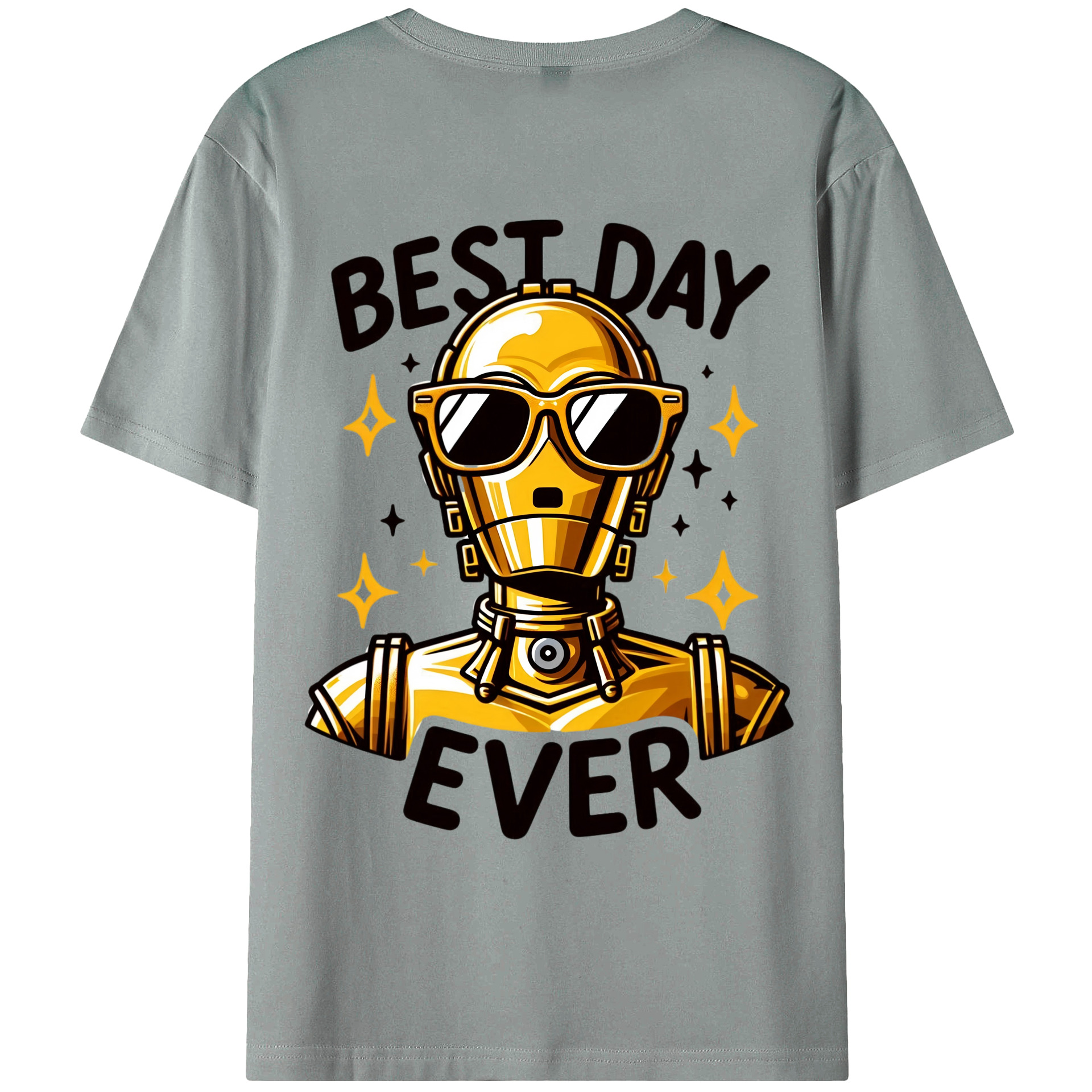 （画像用） スター・ウォーズ Star Wars 綿100％ メンズ半袖Tシャツ（バックプリント） 通気性